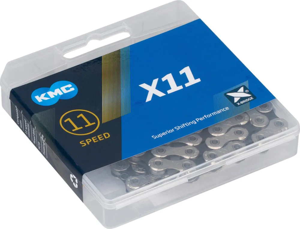 Sonderangebot KMC X11 Kette 11-fach - silver-black | 11 fach \\/ 114 Glieder