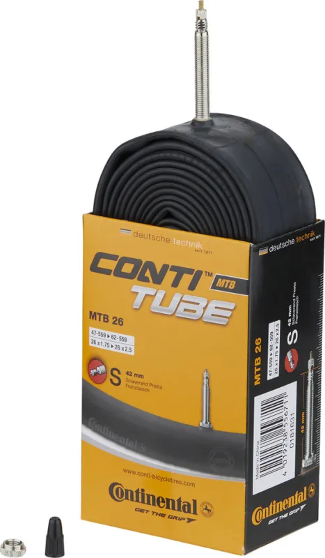 Super-Preis Continental Schlauch MTB 26 - universal | SV | 47-559 bis 62-559 | 26 x 1,75-2,5 SV 42 mm | 42 mm