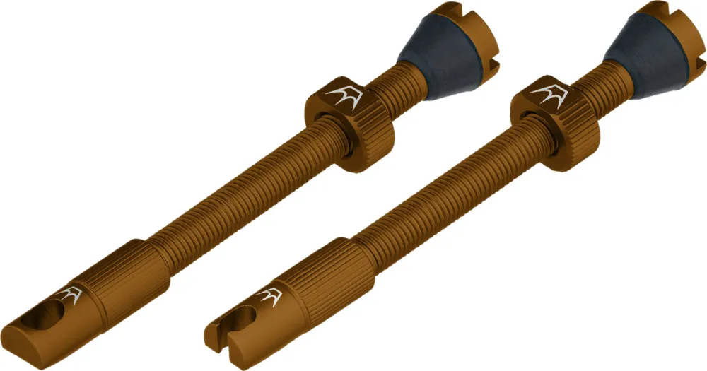 Finale Aktion Peaty's Chris King Edition MK2 Tubeless Ventil 2er-Set - bourbon | SV 60 mm