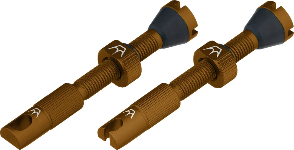 Aktuell Peaty's Chris King Edition MK2 Tubeless Ventil 2er-Set - bourbon | SV 42 mm