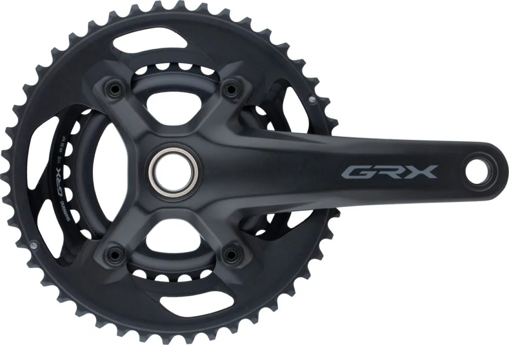 Shimano GRX Kurbelgarnitur FC-RX600-11 - schwarz | 170,0 mm | 30-46 Bestpreis