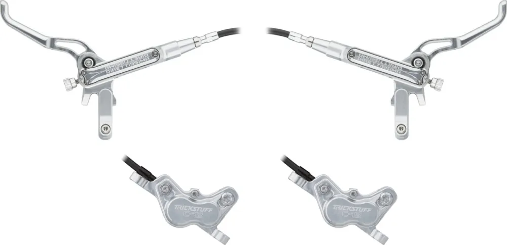 Trickstuff Direttissima v+h Set Scheibenbremse - silber-silber | Set | Flip-Flop (seitenunspezifisch ) Nur Heute