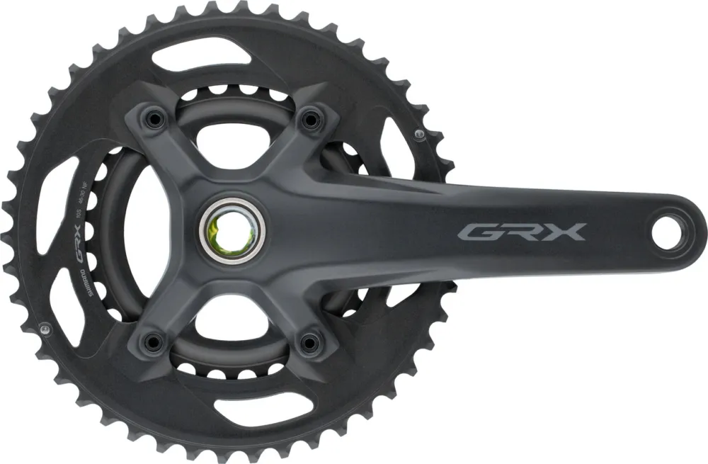 Shimano GRX Kurbelgarnitur FC-RX600-10 - schwarz | 172,5 mm | 30-46 Finale Aktion