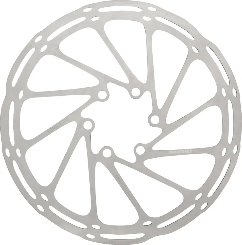 Letzte Chance SRAM Centerline Rounded 6-Loch Bremsscheibe 1-teilig - silver | 200 mm