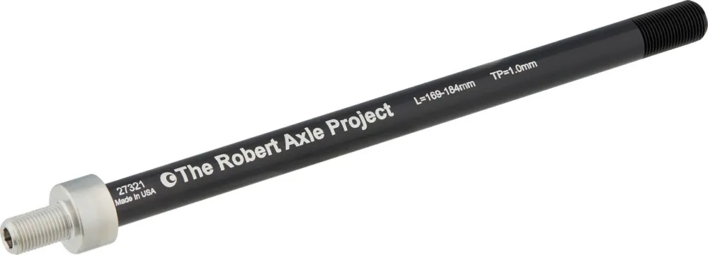 Neu Robert Axle Project Steckachse Fahrradanhänger für 142 und 148 mm Einbaubreite - schwarz | Typ 13