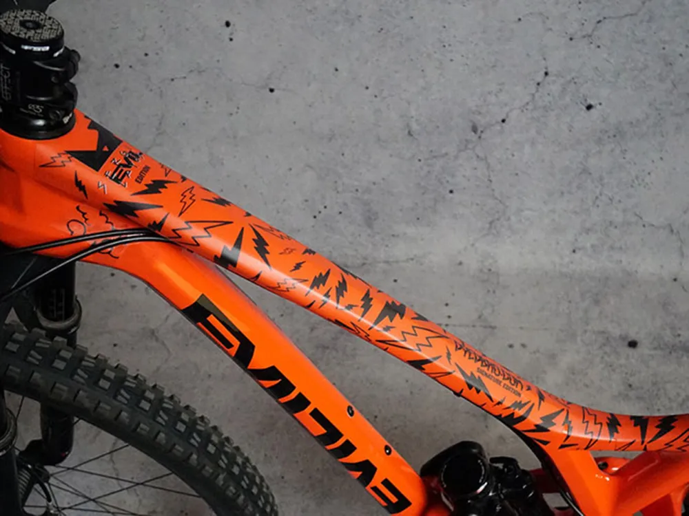 DYEDBRO MTB Rahmenschutzfolien-Set - Sergio Layos Signature Edition black Letzte Chance