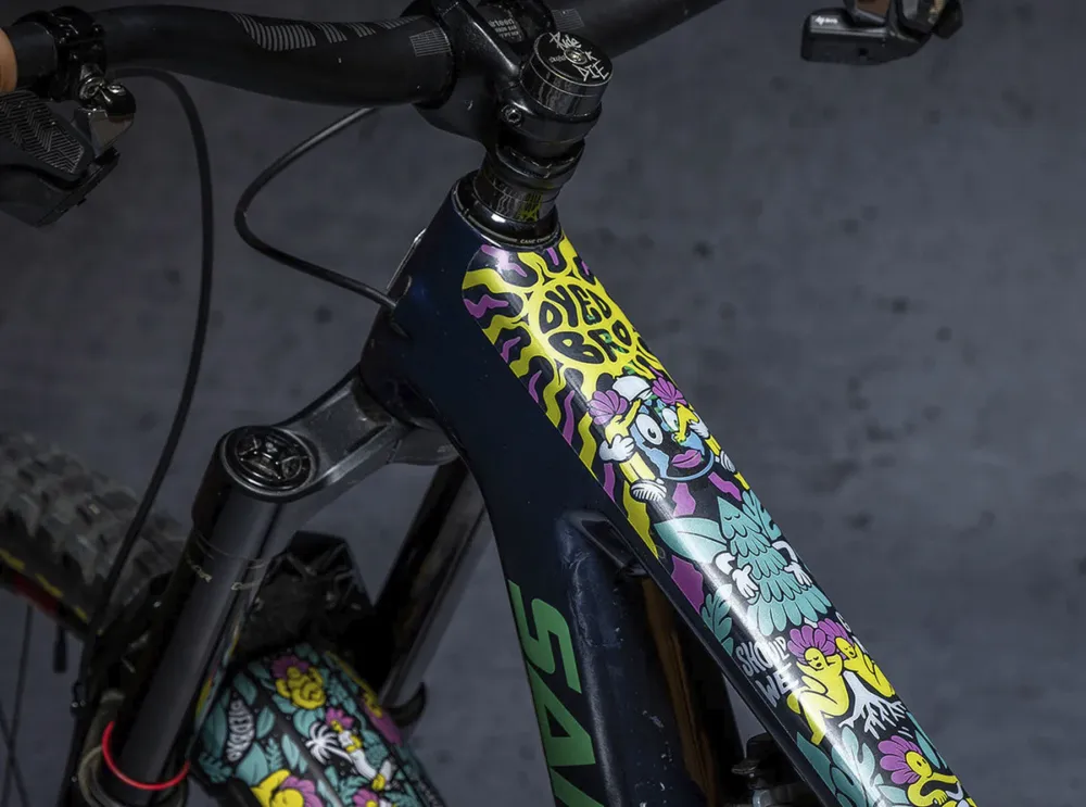 Wochenendangebot DYEDBRO MTB Rahmenschutzfolien-Set - Victor Brousseaud Artist Series color