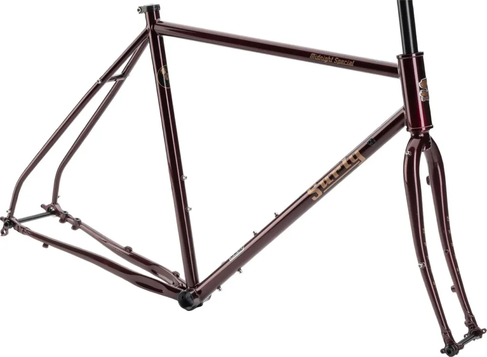 Surly MidNight Special 27,5"/28" Rahmenkit - black cherry fizz | 27,5" (650B)/28" | S | 1 1\\/8" | 50 mm Schneller Versand