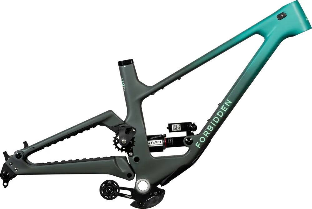 Top-Angebot FORBIDDEN Dreadnought V2 Carbon Rahmenkit - fatty t | L | 160 mm | 12 mm Steckachse