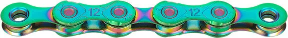 Ausverkauf KMC X12 Waxed Kette 12-fach - aurora green | 126