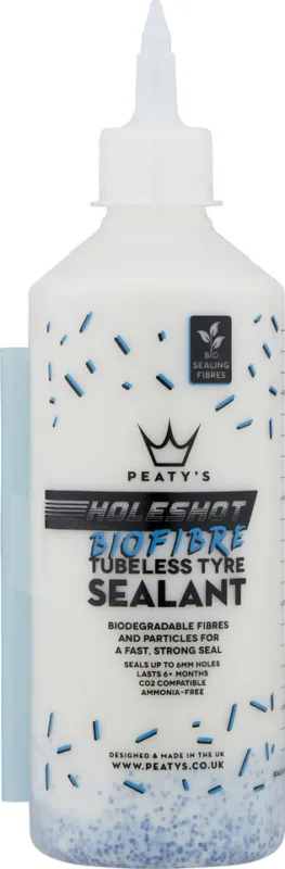 Sichere Zahlung Peaty's Holeshot Biofibre Tubeless Tyre Sealant Reifendichtmittel - universal | 500 ml