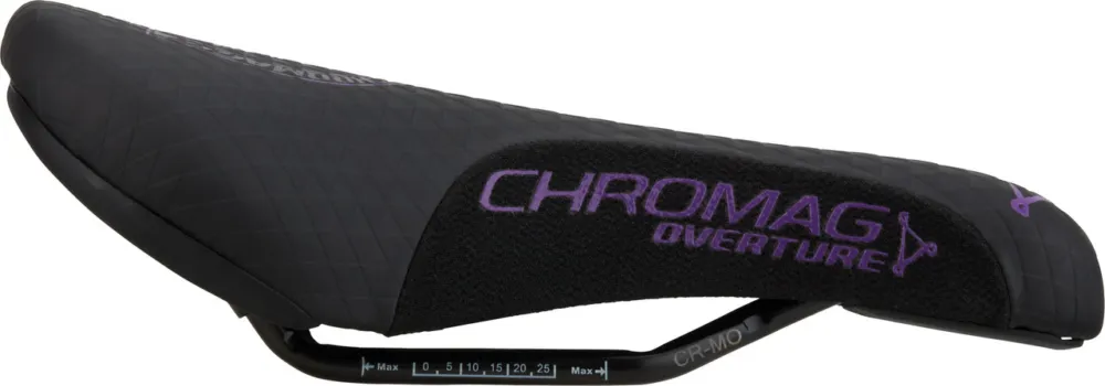 Schneller Versand Chromag Overture Sattel - black-purple | 243 mm | 136 mm