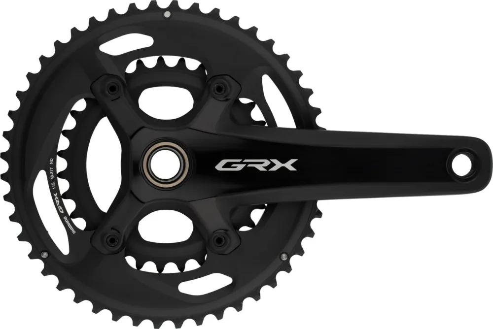 Shimano GRX Kurbelgarnitur FC-RX810-2 Hollowtech II - schwarz | 170,0 mm | 31-48 Saisonangebot