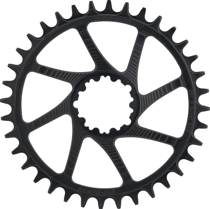 Abverkauf Garbaruk Kettenblatt Round GXP/DUB Boost Direct Mount 1-fach - black | 36 Z