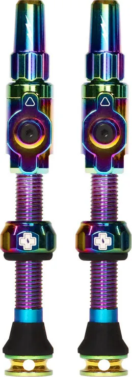 Muc-Off Tubeless Ventile Big Bore Lite - iridescent | SV 45 mm Nur Für Kurze Zeit