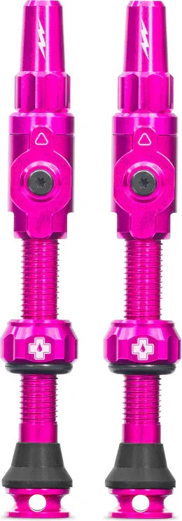 Kostenloser Versand Muc-Off Tubeless Ventile Big Bore Lite - pink | SV 45 mm