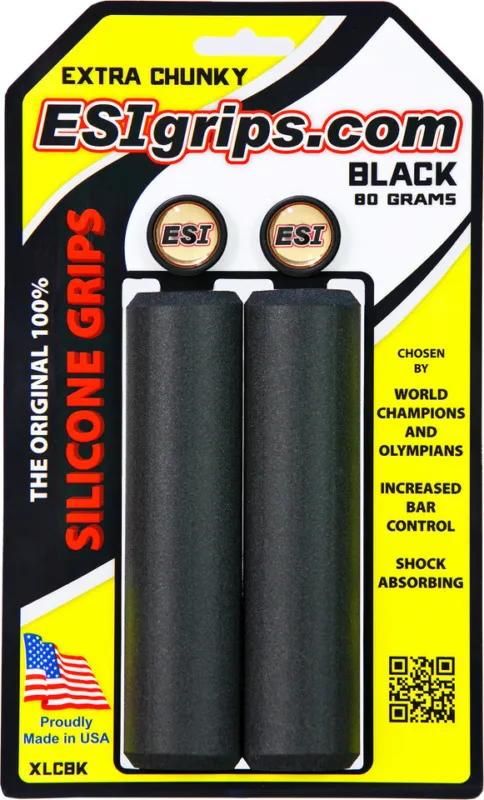 Bestseller ESI Extra Chunky Silikon Lenkergriffe - black | 130 mm