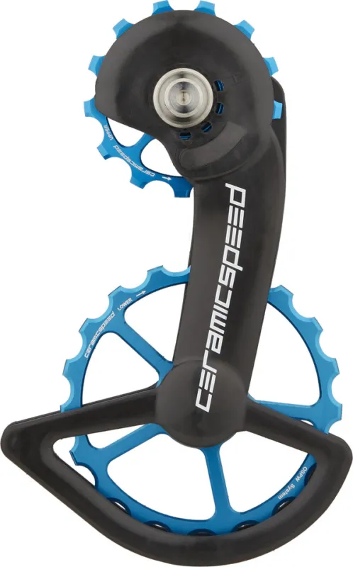 CeramicSpeed OSPW Coated Schalträdchen-System für Shimano R9100 / R8000-SS - blue | 13 Zähne (Leitrolle )/19 Zähne (Spannrolle ) Top-Preis