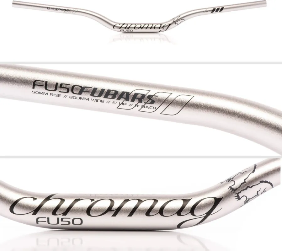 Saisonangebot Chromag Fubars FU50 31.8 50 mm Riser Lenker - gold | 800 mm