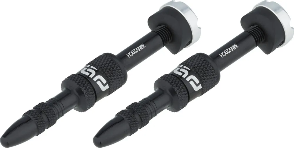 e-thirteen Quick Fill Tubeless-Ventil - 2 Stück - black | AV 16-24 mm Neu Im Sortiment