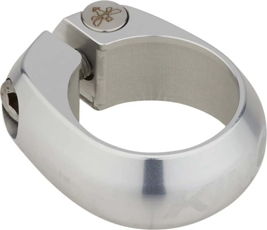 Chris King King Collar Sattelklemme - silver | 30,0 mm Begrenztes Angebot