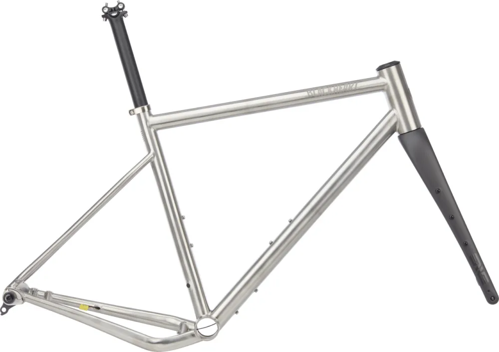 Blackheart Gravel Ti Rahmenkit - titanium brushed | 1 1\\/8" | L | 53 mm | 28" Nur Heute