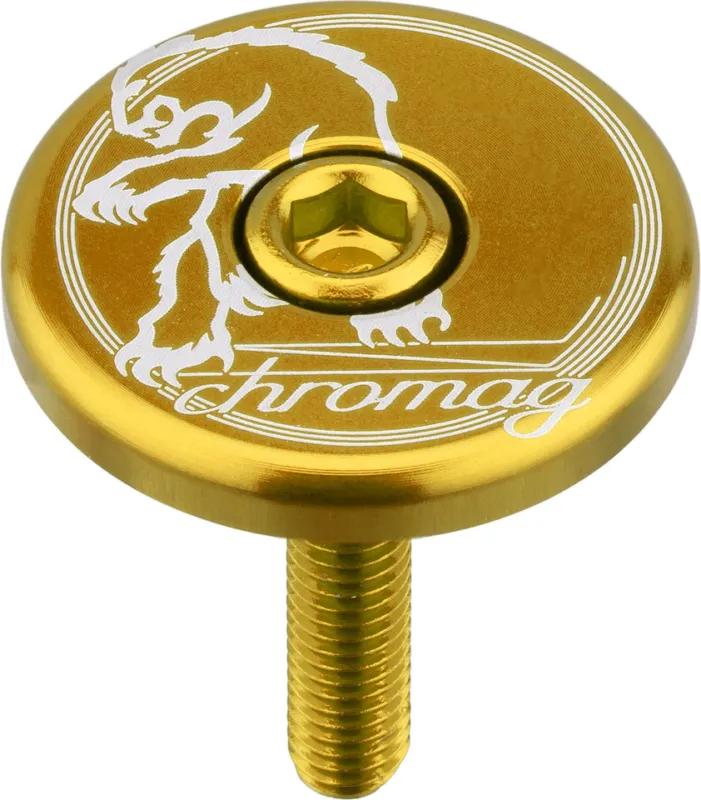 Chromag Top Cap Ahead Kappe - gold Sofort Bestellen