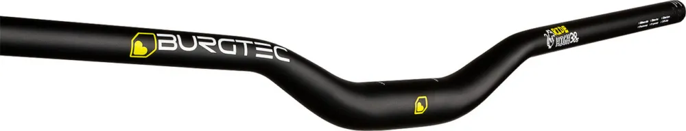 Kostenloser Versand Burgtec Ride High Josh Bryceland Signature Alloy 35 38 mm Riser Lenker - black | 800 mm