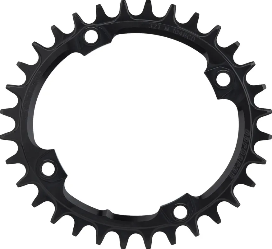 Echt Garbaruk Kettenblatt Oval 104 mm Lochkreis 1-fach - gold | 46 Z