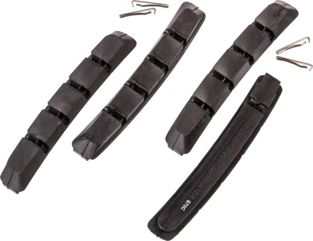Kostenloser Versand Shimano Bremsgummis S70C Extremeinsatz für XTR, XT, LX, Deore, DXR - 2 Paar - schwarz