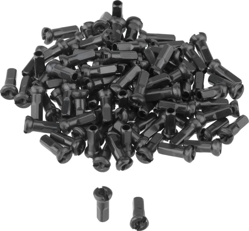 Sapim Polyax Messing-Nippel - 100 Stück - silber | 14 mm Ausverkauf