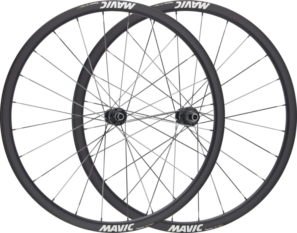 Neue Ware Mavic Ksyrium 30 Disc Center Lock 28" Laufradsatz - schwarz | 142 mm | 100 mm | 28" | Shimano Road | Non Boost | Non Boost