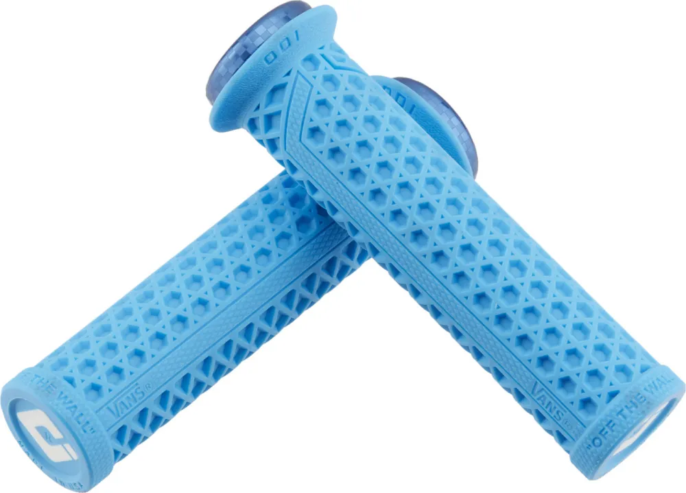 Letzte Chance ODI Vans v2.1 Lock-On Lenkergriffe - light blue | 135 mm