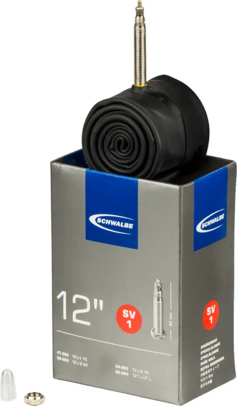 Mega-Angebot Schwalbe Schlauch 1 für 12" - universal | 47-203 bis 62-203 | SV | 12 x 1,75 - 2,1 SV | 40 mm