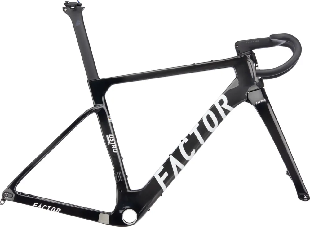 Factor OSTRO Gravel V.A.M. Disc T47a Shimano Carbon Rahmenkit - gloss UD | 61 cm/120 mm x 42 cm/SB 20 mm Geprüft