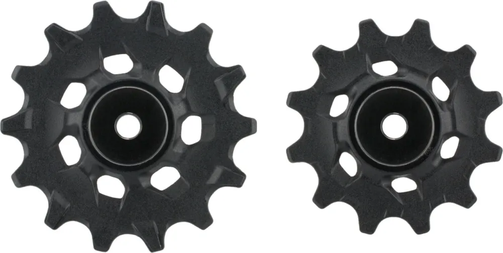 Garantierte Lieferung SRAM Hybrid Keramik Schalträdchen Set für X01 Eagle / XX1 Eagle - black | 12 Zähne (Leitrolle )/14 Zähne (Spannrolle )