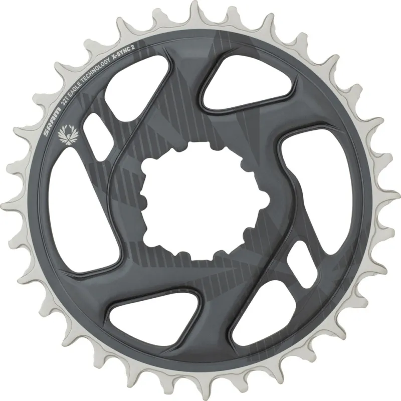 Nur Für Kurze Zeit SRAM Kettenblatt X-Sync 2 GX Eagle Direct Mount 3 mm - lunar grey | 32 Z