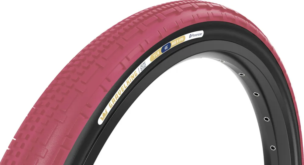 Nur Für Kurze Zeit Panaracer GravelKing SK TLR Limited Edition 28" Faltreifen - cranberry-black | 45 mm | 45-622