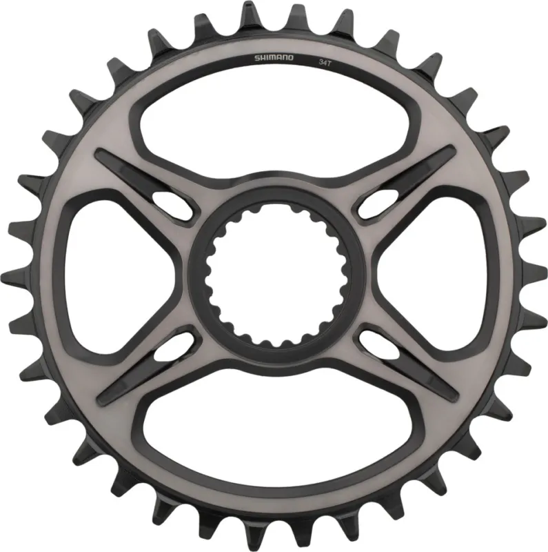 Shimano XTR Kettenblatt FC-M9100-1 / M9120-1 / FC-M9130-1 12-fach (SM-CRM95) - grau | 34 Z Ausverkauf
