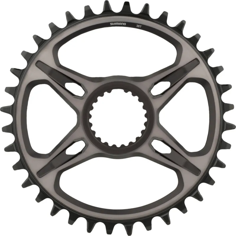 Zertifiziert Shimano XTR Kettenblatt FC-M9100-1 / M9120-1 / FC-M9130-1 12-fach (SM-CRM95) - grau | 36 Z