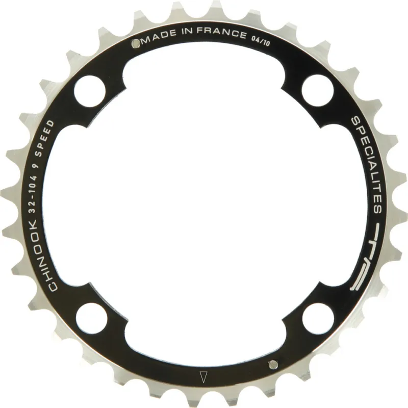 TA Kettenblatt Chinook, 4-Arm, Mitte, 104 mm Lochkreis - schwarz | 42 Z Solange Der Vorrat Reicht
