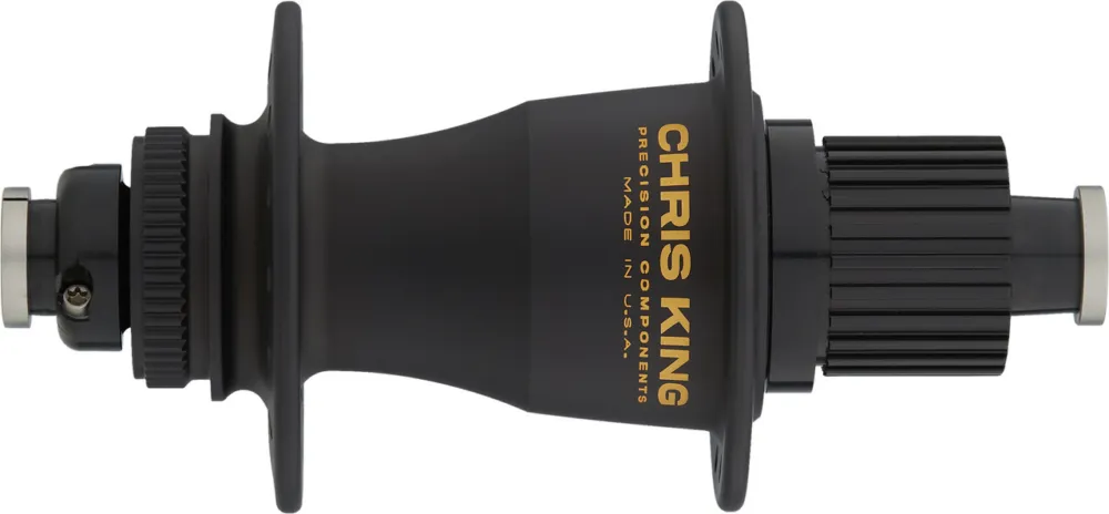 Chris King Boost Disc Center Lock HR-Nabe - two tone-black-gold | 12 x 148 mm \\/ 32 Loch \\/ SRAM XD Ausverkauf