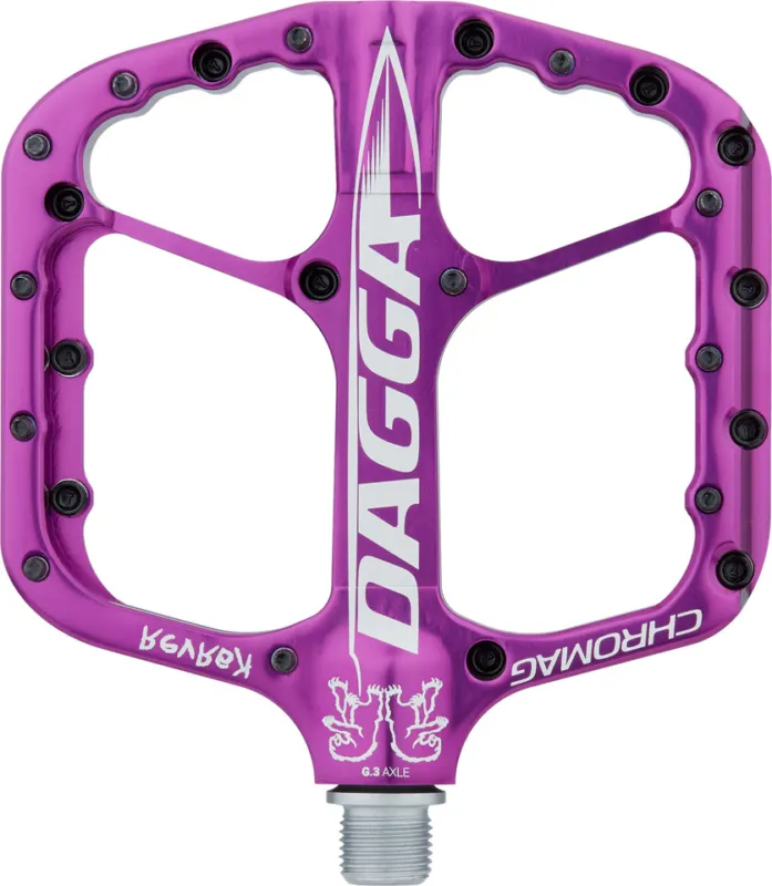 Chromag Dagga Plattformpedale - purple Neue Ware