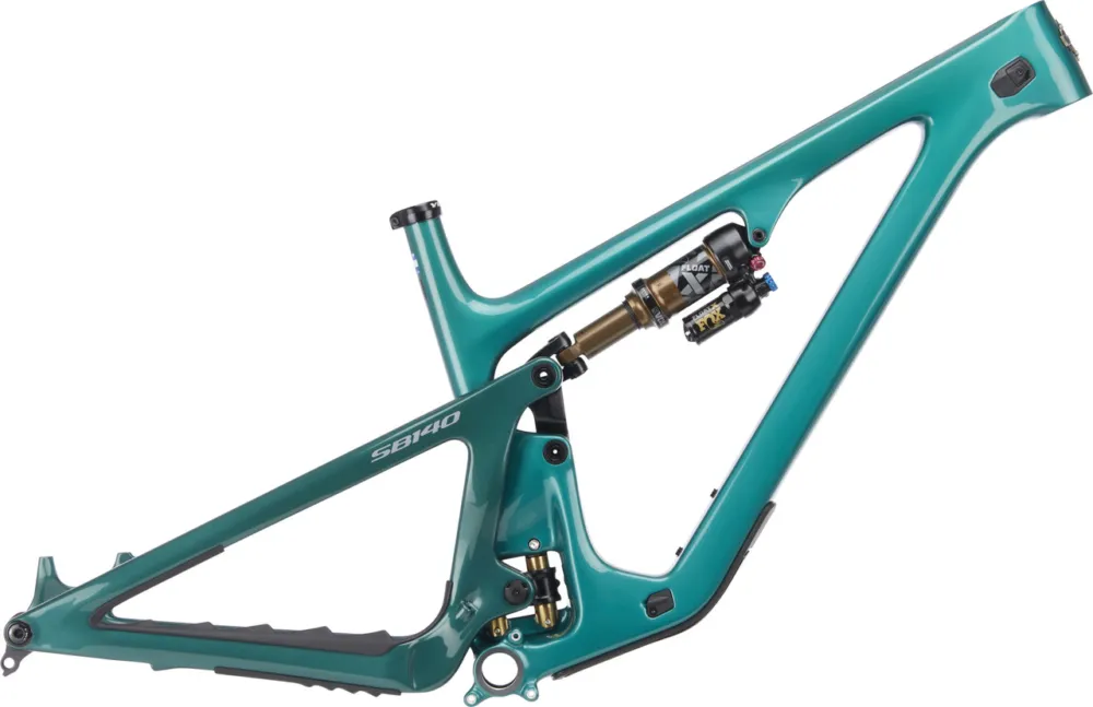 Kostenloser Rückversand Yeti Cycles SB140 TURQ Carbon 29" Rahmenkit - emerald | L | 29" | 44 mm
