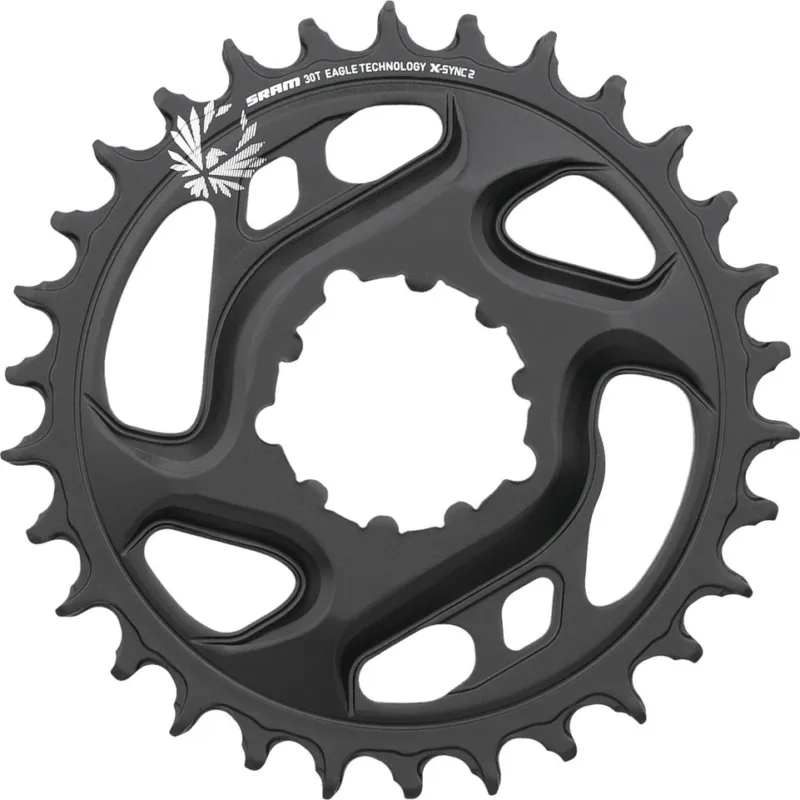 Preiswert SRAM Kettenblatt X-Sync 2 CF Direct Mount 6 mm für X01/XX1/GX Eagle - black | 30 Z