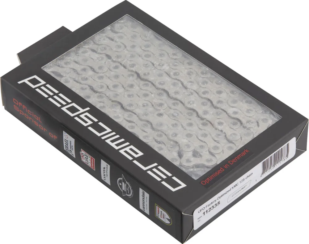 CeramicSpeed UFO KMC 12-fach Kette - silver | 126 Schnäppchen