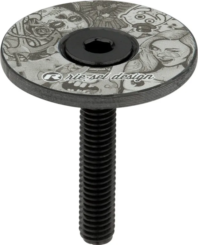 rie:sel design stem:cap Ahead Kappe 1 1/8" - alien Echt
