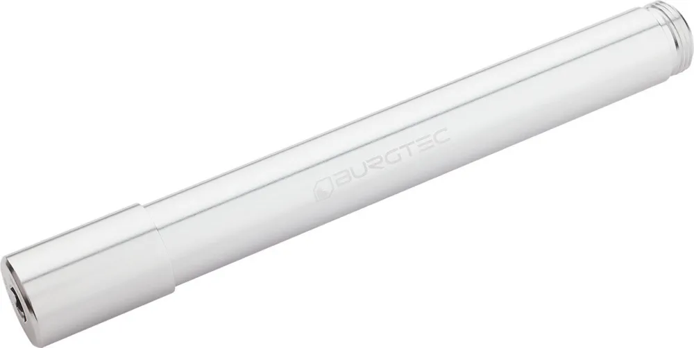 Heißes Angebot Burgtec Steckachse für Fox 40 Gabel - rhodium silver