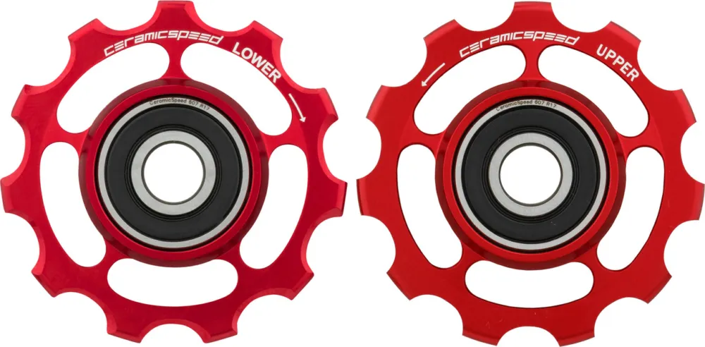 Nur Für Kurze Zeit CeramicSpeed Schalträdchen Shimano 11-fach - red | 11 Zähne