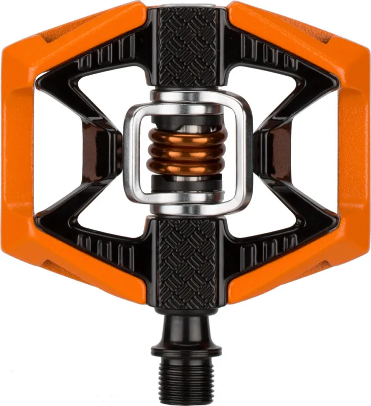 Preisreduziert crankbrothers Double Shot 2 Klick-/Plattformpedale - orange-black